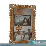 Free Download Mirror 3D Model Gương 070