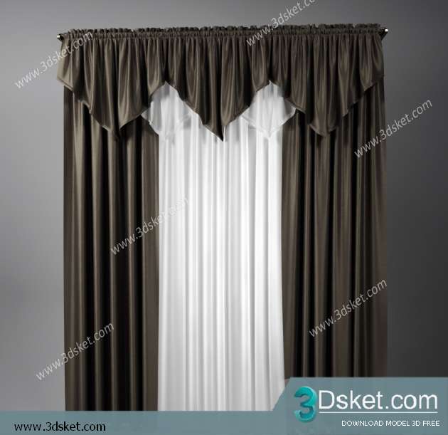 Free Download Curtain 3D Model Rèm 0111