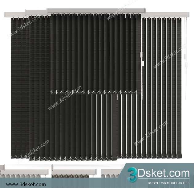 Free Download Curtain 3D Model Rèm 0113