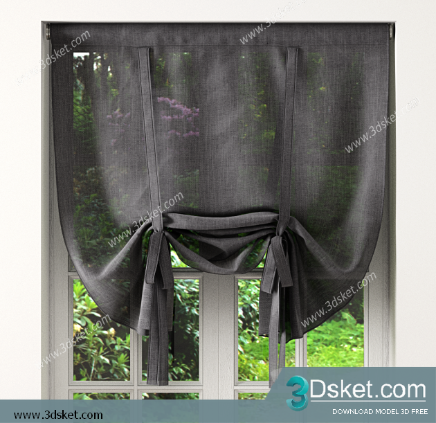 Free Download Curtain 3D Model Rèm 0114
