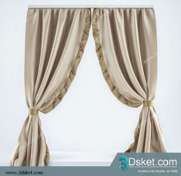 Free Download Curtain 3D Model Rèm 0117