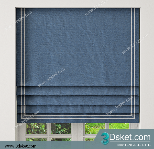 Free Download Curtain 3D Model Rèm 0119
