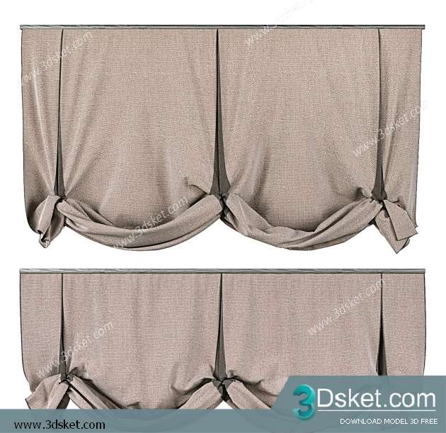 Free Download Curtain 3D Model Rèm 0120