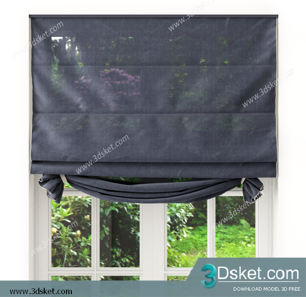 Free Download Curtain 3D Model Rèm 0121