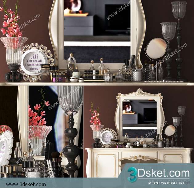 Free Download Decorative set 3D Model 0250