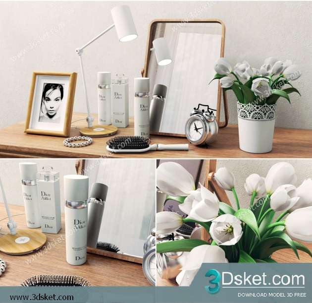 Free Download Decorative set 3D Model 0253