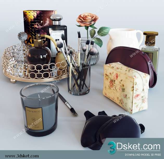 Free Download Decorative set 3D Model 0258