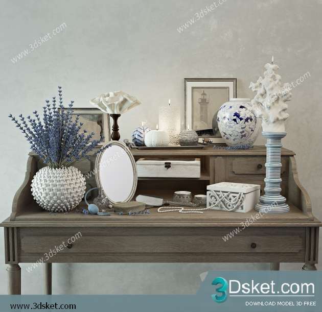 Free Download Decorative set 3D Model 0259