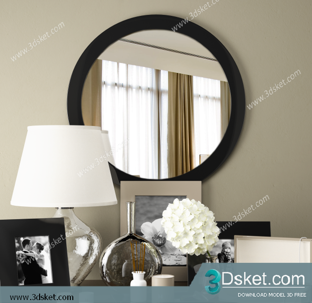 Free Download Decorative set 3D Model 0263