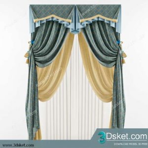 Free Download Curtain 3D Model Rèm 0124
