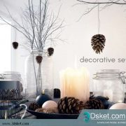 Free Download Decorative set 3D Model 0268