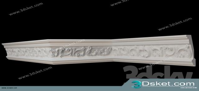 Free Download Decorative Plaster 3D Model 122