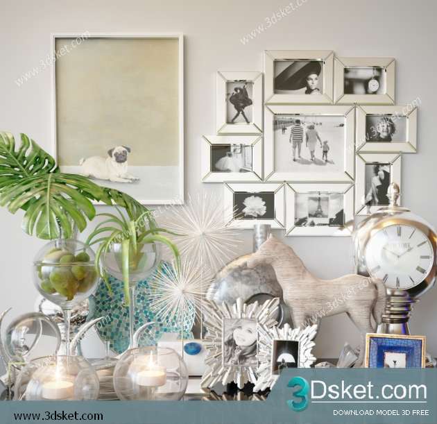 Free Download Decorative set 3D Model 0274