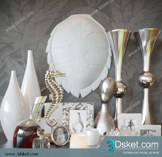 Free Download Decorative set 3D Model 0275