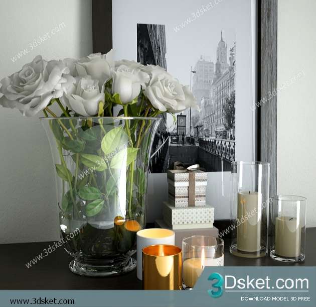 Free Download Decorative set 3D Model 0279