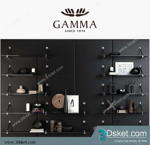 Free Download Decorative set 3D Model 0284