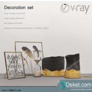 Free Download Decorative set 3D Model 0288