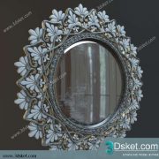 Free Download Mirror 3D Model Gương 074