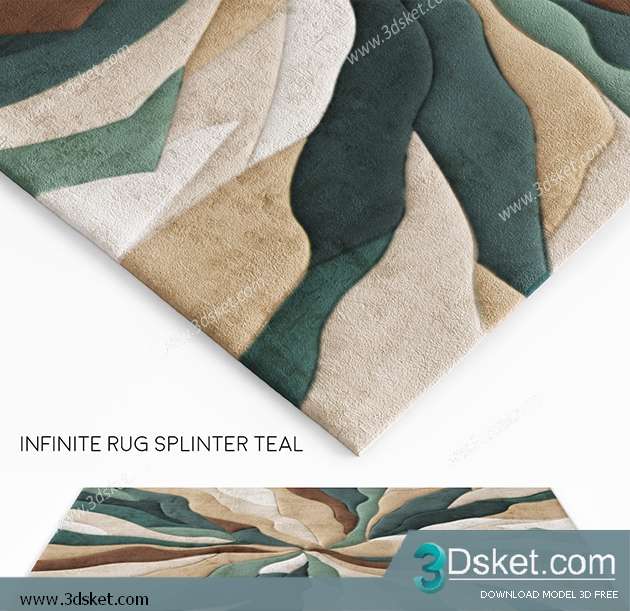 Free Download Carpets 3D Model Thảm 082