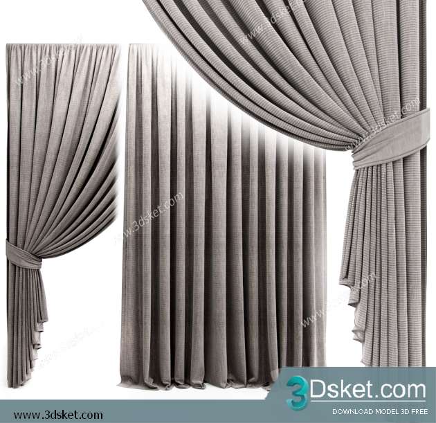 Free Download Curtain 3D Model Rèm 0140