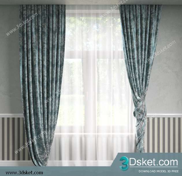 Free Download Curtain 3D Model Rèm 0149