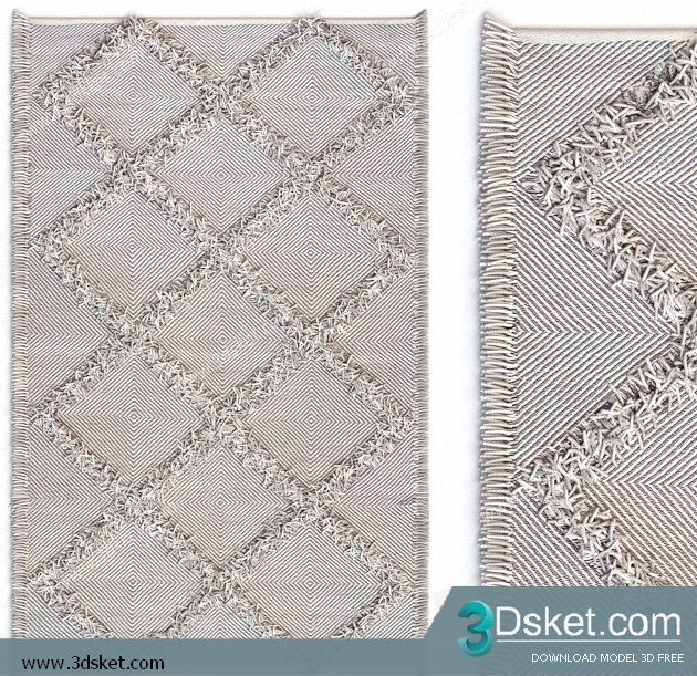 Free Download Carpets 3D Model Thảm 092