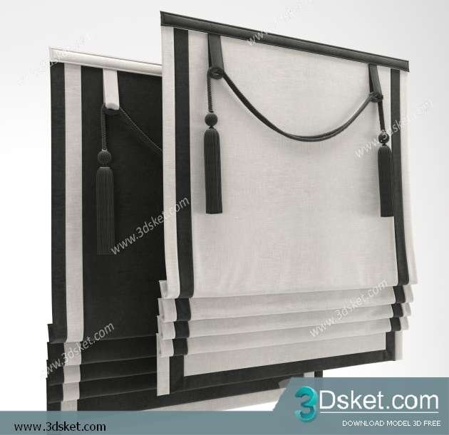 Free Download Curtain 3D Model Rèm 0151