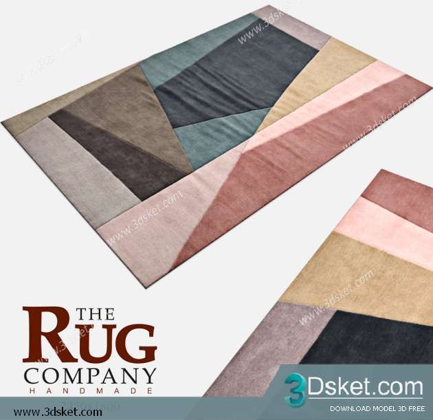 Free Download Carpets 3D Model Thảm 098