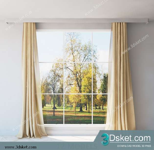 Free Download Curtain 3D Model Rèm 0157