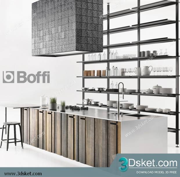 Free Download Kitchen 3D Model 061