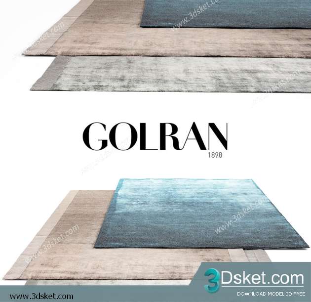 Free Download Carpets 3D Model Thảm 0104