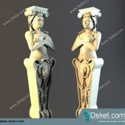 Free Download Decorative Plaster 3D Model 125