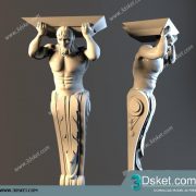 Free Download Decorative Plaster 3D Model 126