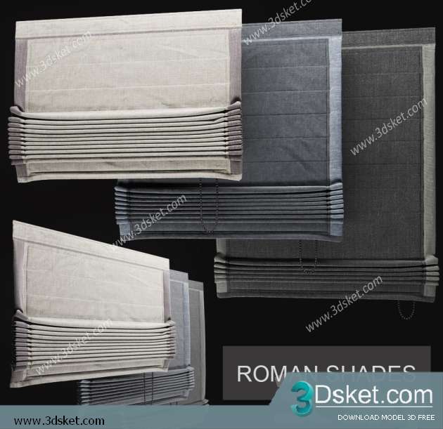 Free Download Curtain 3D Model Rèm 0168