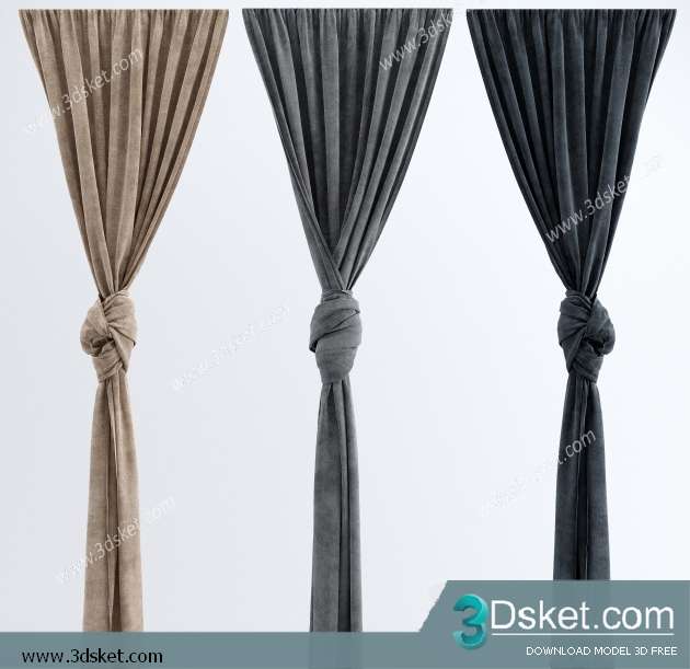 Free Download Curtain 3D Model Rèm 0176