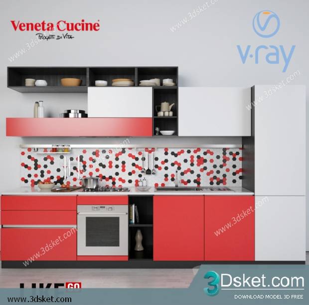 Free Download Kitchen 3D Model 070