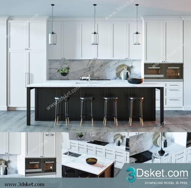 Free Download Kitchen 3D Model 072