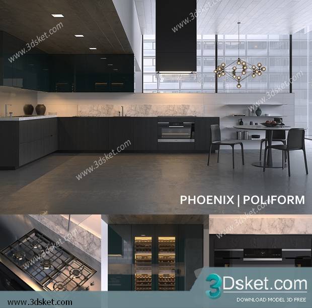 Free Download Kitchen 3D Model 071
