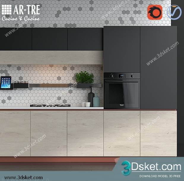 Free Download Kitchen 3D Model 073