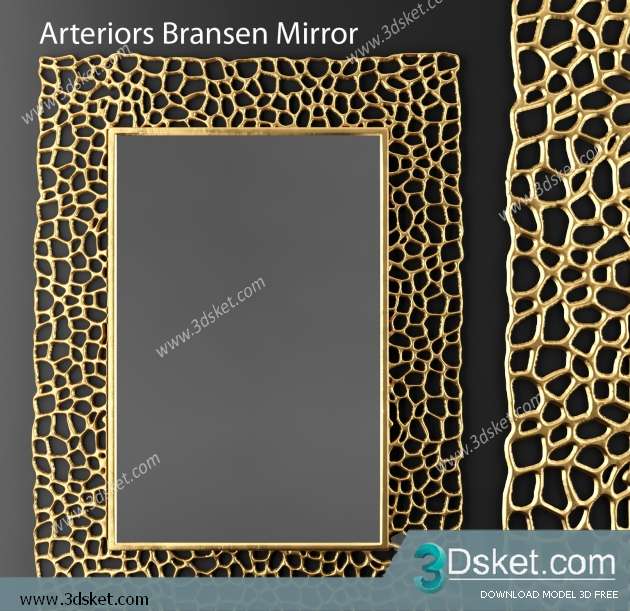 Free Download Mirror 3D Model Gương 091