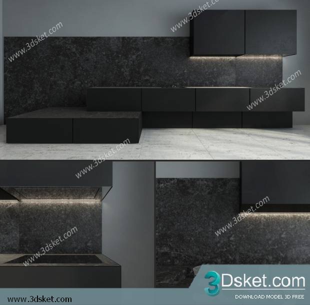 Free Download Kitchen 3D Model 077