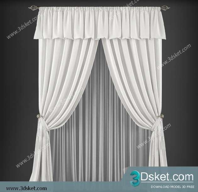 Free Download Curtain 3D Model Rèm 0180