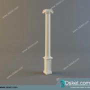 Free Download Decorative Plaster 3D Model 130