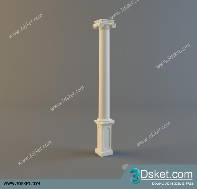 Free Download Decorative Plaster 3D Model 130