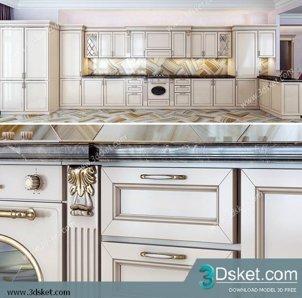 Free Download Kitchen 3D Model 084
