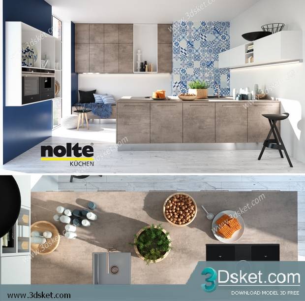 Free Download Kitchen 3D Model 087