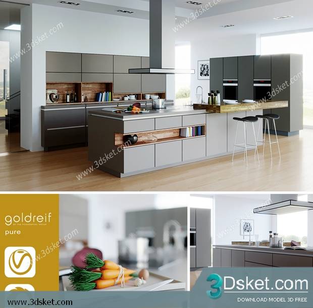 Free Download Kitchen 3D Model 088
