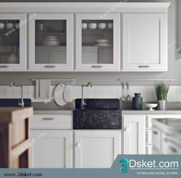 Free Download Kitchen 3D Model 090
