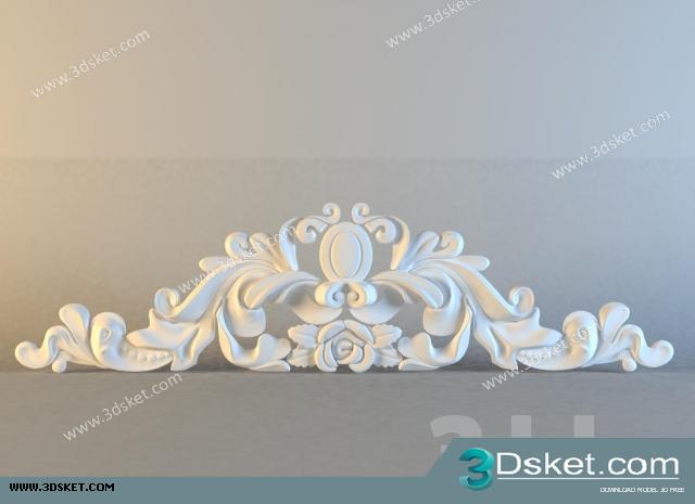 Free Download Decorative Plaster 3D Model 150