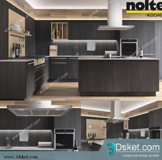 Free Download Kitchen 3D Model 093